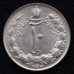 10 ریال محمدرضا شاه پهلوی (دو تاج)