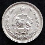 1 ریال محمدرضا شاه پهلوی (دو تاج)