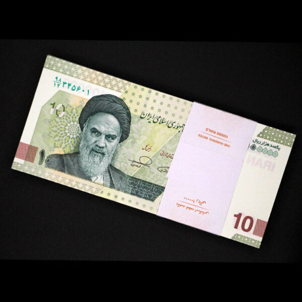 بسته یک تا صد اسکناس یکصد هزار ریال با شماره خاص 123456789 - Image 1