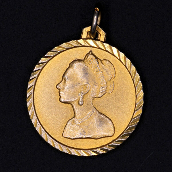 مدال برنز یادبود زادروز فرح پهلوی - Image 1