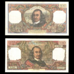 اسکناس 100 فرانک فرانسه مدل Corneille - سال 1966