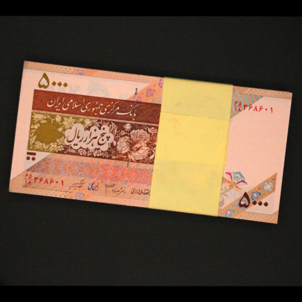 بسته یک تا صد اسکناس پنج هزار ریال - Image 1