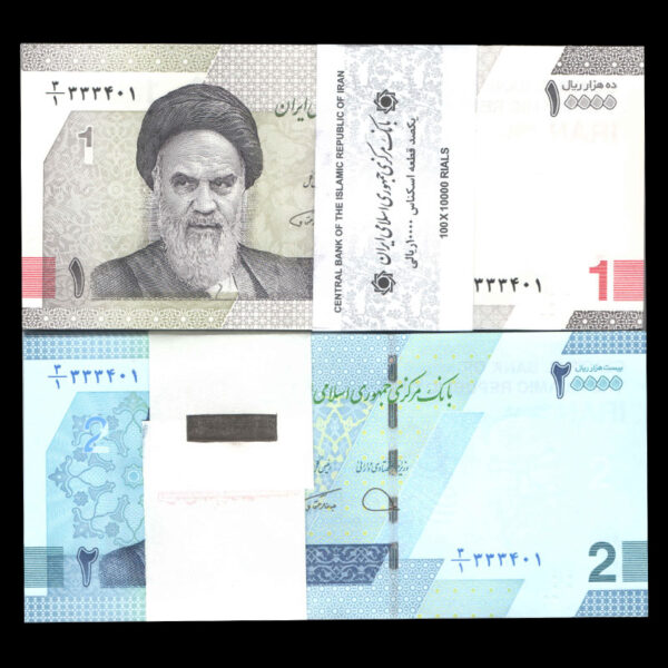 بسته اسکناس یک هزار و دو هزار تومانی جدید - Image 1