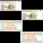 دو جفت اسکناس یک هزار ریال و دو هزار ریال هم شماره - Image 2
