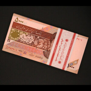 بسته یک تا صد اسکناس پنج هزار ریال