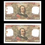 اسکناس 100 فرانک فرانسه مدل Corneille - سال 1966 - Image 2