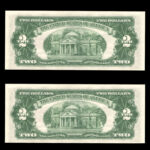 2 دلاری آمریکا با مهر قرمز (Red Seal) - Image 2