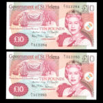 10 پوندی دولت سنت هلنا (قلمرو بریتانیا در اقیانوس اطلس جنوبی)