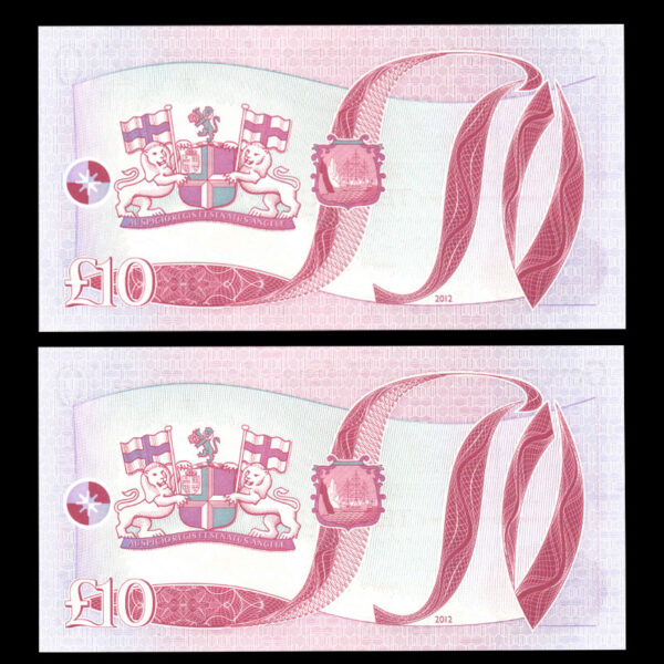 10 پوندی دولت سنت هلنا (قلمرو بریتانیا در اقیانوس اطلس جنوبی) - Image 2